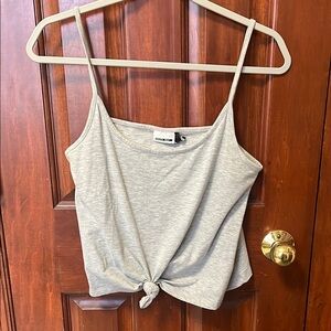 Noisy May Gray Spaghetti Strap Top